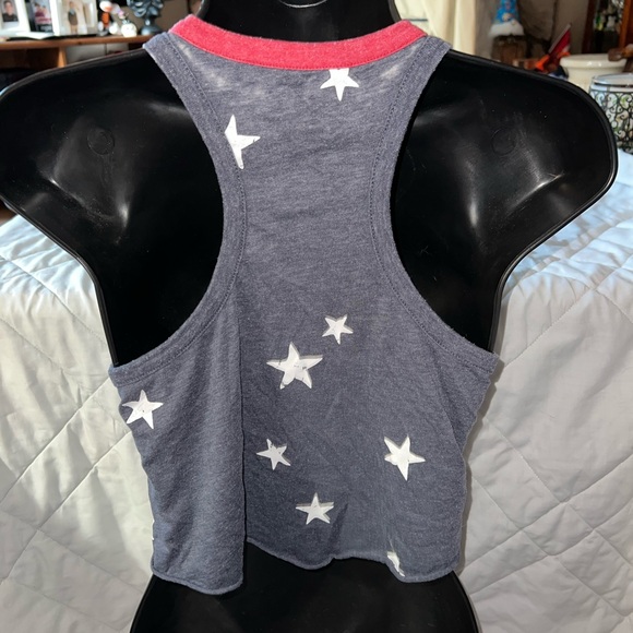 Chaser Cropped USA Patriotic Tank - Picture 4 of 8